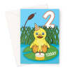 Cute Duckling 2nd Birthday Card - A5 Portrait - 1 Card