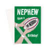 Rugby Nephew Birthday Card - Birthday Wishes Greeting Card - A5 Portrait - 1 Card