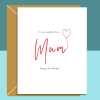 Mum birthday card - personalised inside if required - heartfelt birthday card for your mother whether she's turning 50, 60. 70, or any age - Blank inside - Small