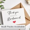 Bridesmaid Thankyou Cards, Wedding Thankyou Cards - Thankyou for being my Bridesmaid - Cute Bridesmaid Thankyou cards. Classy Bridesmaids - A6 - 4.1″ x 5.8″ - Single Card