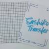 Large Washable Sashiko Transfers | Stitching Grid | Circles - 1