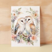 Anniversary Card For Husband Card for Anniversary Card For Wife Owl Anniversary Card For Couple Engagement Card For Couple Wedding Card