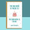 Funny 22nd Birthday Card - Cheeky Card For Someone Turning 22 Years Old - For Him or For Her - Can be personalised inside. - Blank inside