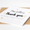 Thank You For Being A Great Teacher, Personalised Teacher Card