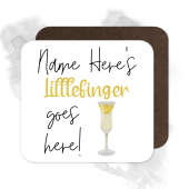 Personalised Drinks Coaster - Name's Littlefinger Cocktail Goes Here!