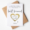 Pregnancy Announcement to Best friend, Preganancy Card - A6 - 4.1" x 5.8"