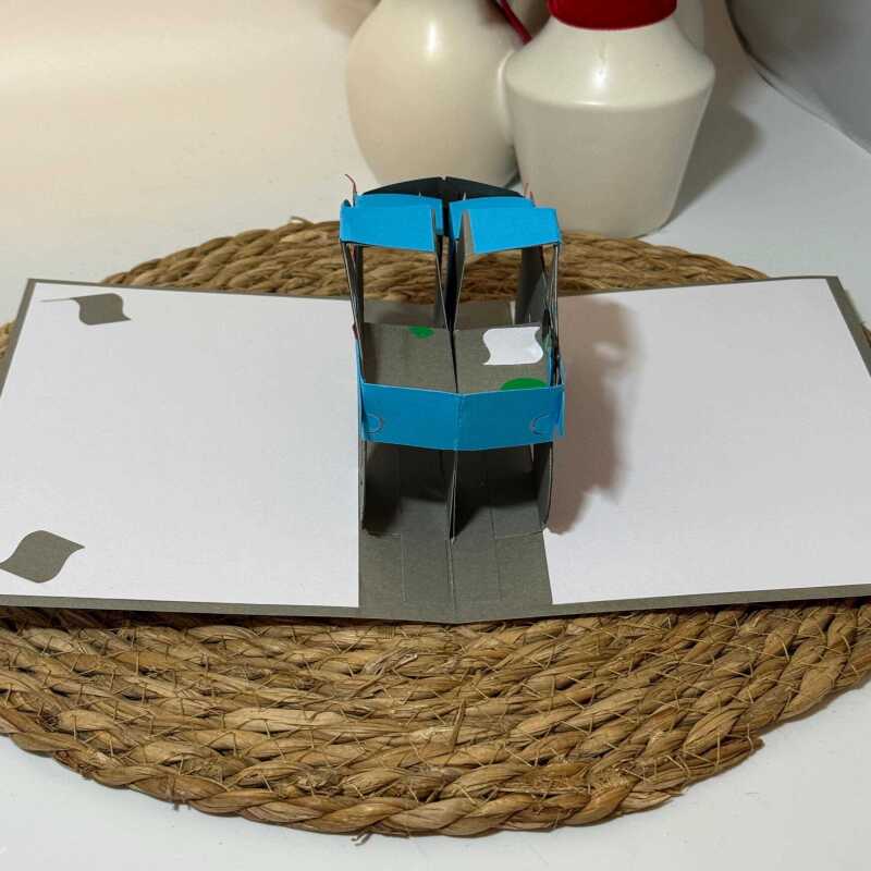 Handmade Monster Truck Birthday Pop Up card