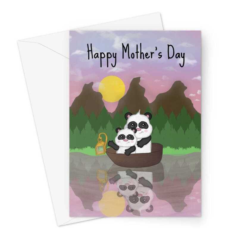 Funny Sleep Stealing Monster Mother's Day Card - A5 Portrait - 1 Card