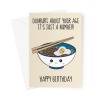 Donburi Curry Birthday Card - A5 Portrait - 1 Card