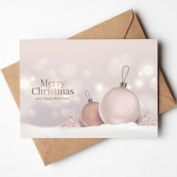 Corporate Christmas Cards Branded | Corporate | Company | Christmas Cards for Clients  Staff, Co-Workers, Teams & Clubs Christmas Cards - A6 - 4.1" x 5.8"