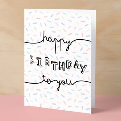 Birthday Card For Her Card For Friend Birthday Card For Him Card For Dad Birthday Card For Brother or Sister Birthday Card For Mum - Large (5x7) / Blank Message