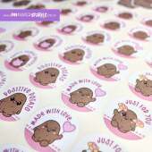 Sweet Potato Round Stickers