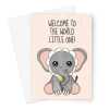 Congratulations On Your New Arrival Card - Neutral New Birth - A5 Portrait - 1 Card