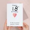 18th Birthday Card for Her Birthday Card Daughter 18th Birthday Card For Sister Birthday Card 18 th Birthday Card For Friend - Small (4x6) / Blank Message