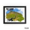 Yorkshire Three Peaks Set Of 3 Art Prints - Whernside, Ingleborough, Pen-Y-Ghent,Landscape Art, Three Peaks Challenge,Travel Poster,Hiking - A6