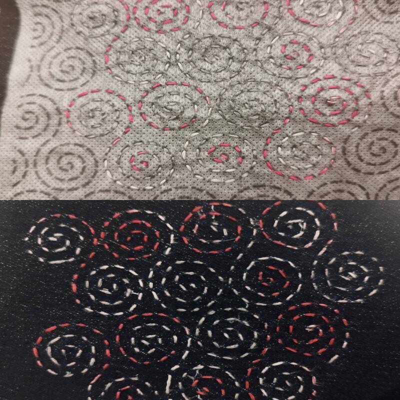 Washable Sashiko Transfers | Removable Visible Mending Transfers