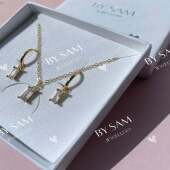 Sterling Silver Diamond Necklace
