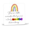 You Are A Truly Marvellous Human Being Coaster - You Got This Coaster Thank You Gift, Positivity Rainbow, Positive Coaster, Gift for teacher - Single Coaster