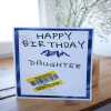 Funny Reduction Son/Daughter Birthday Card - daughter crossed out