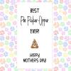 MOTHER'S DAY card from the dog. funny mother's day card, card from the dog, card from the dogs, best dog mum, ball thrower, 7 designs - DOG MUMMY