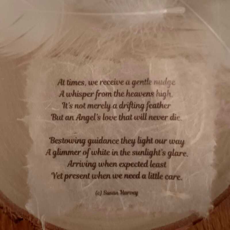 Pennies/Feathers From Heaven Keepsake Jar