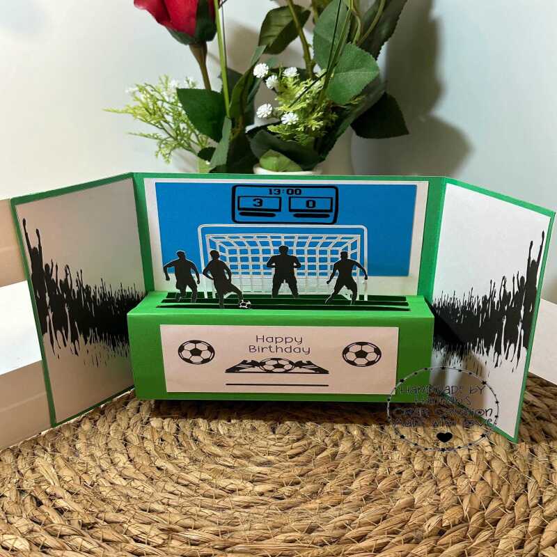 Surprise the Sports lover in your Life with a Handcrafted Football Pull Tab Card