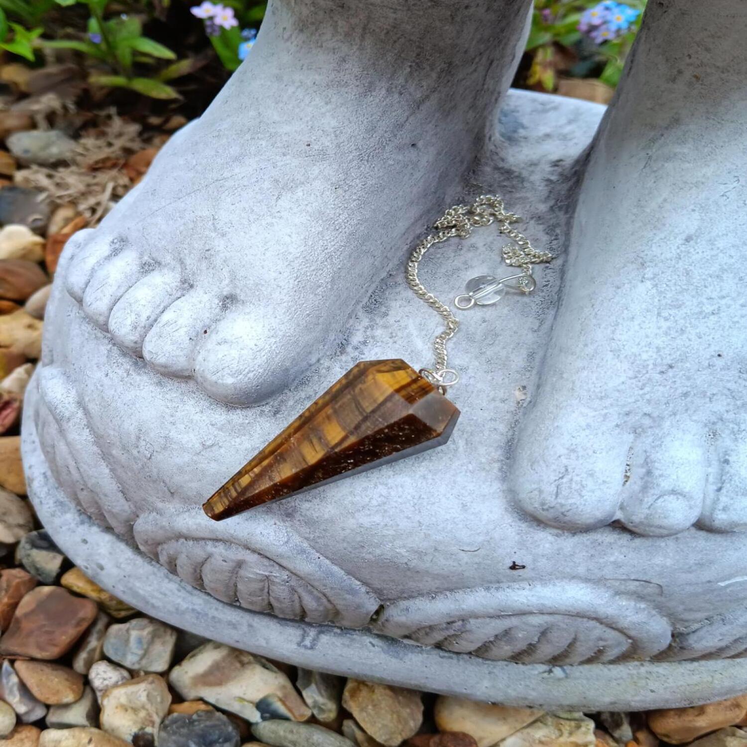 Gold Tiger's Eye Pendulum 