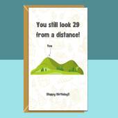 Funny 30th Birthday Card - Personalised inside if required - For Him or For Her - Perfect greetings card for someone turning 30 years old