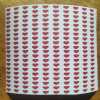 200 6mm heart stickers - Textured Red