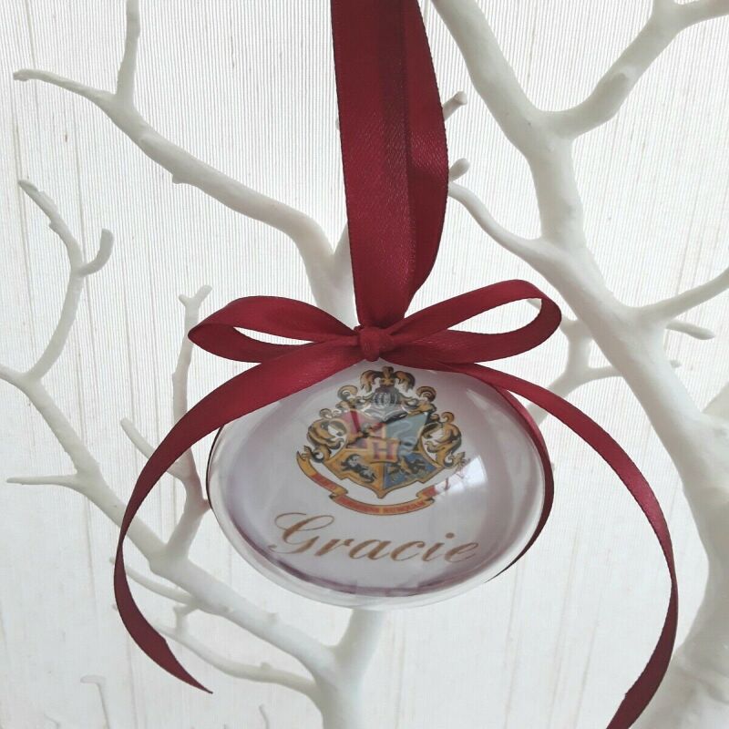 Personalised Harry Potter Inspire Bauble,Harry Potter Ornament,Harry Potter Gift - 6cm