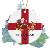 Ceramic Christmas Tree Decoration - Merry Christmas