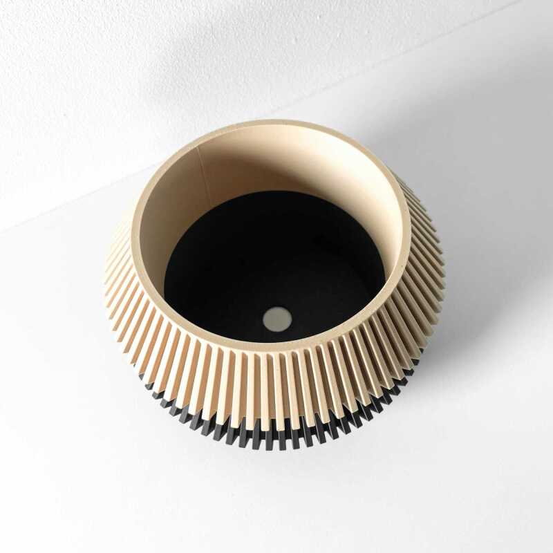 The Wenra Planter Pot with Drainage Tray & Stand Included - Matte Dark Green - 3"