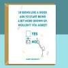 Funny 18th Birthday Card - Personalised inside if required - For Him or For Her - Perfect greetings card for someone turning 18 years old - Blank inside - Small