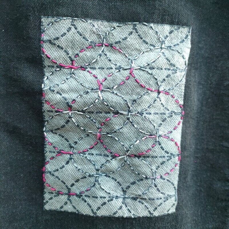 Sashiko | Visible Mending | Washable Transfers | Removable Mending Transfers