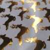 Gold Reindeer Stickers 50 in a set