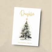 Christmas Card For Daughter Card Xmas Card for Daughter Christmas Card for Loved One Daughter Card Christmas Tree Card