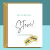 Funny Personalised Birthday Card - For Him or Her - Customised Card for Brother, Friend, Mum, Dad, Sister or anyone else - Blank inside - Small