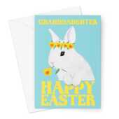 Cute Granddaughter Easter Bunny Card