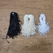 Tag String with Snap Lock | PVC and Polyester | Cord, Twine | Gift, Clothing, Accessories, Labels