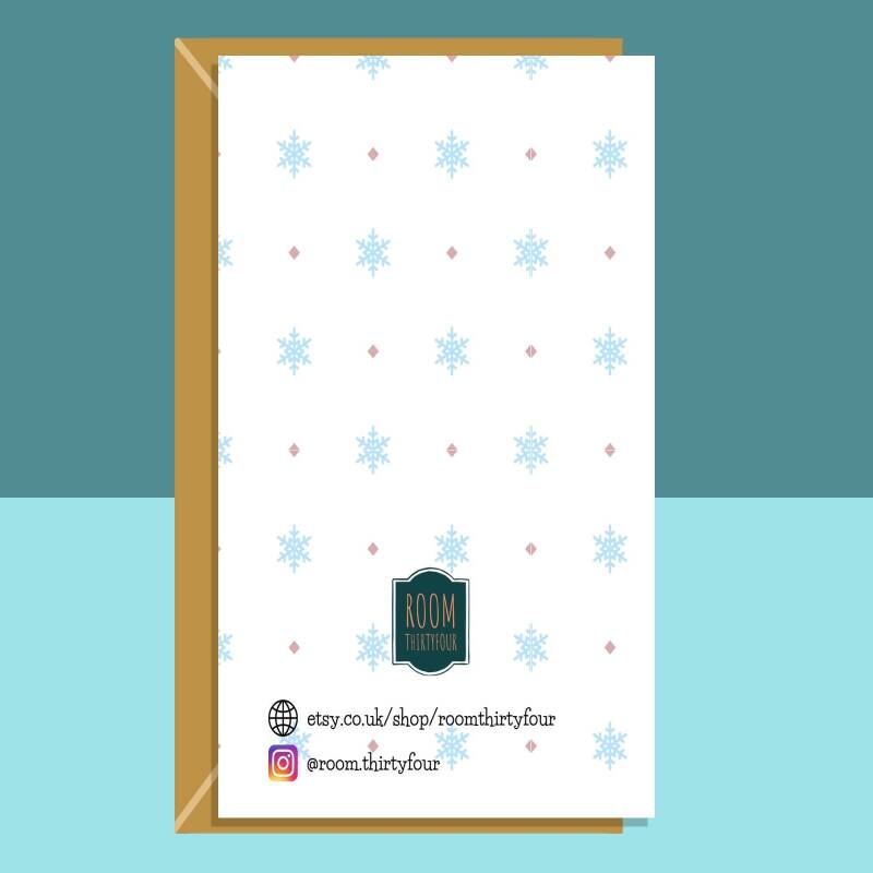 Personalised Christmas Card - Scratch and Reveal - Christmas Surprise Gift - Xmas - For Him For Her