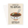 Pho Noodles Birthday Card - A5 Portrait - 1 Card