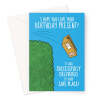 Evri Lost Parcel - Funny Birthday Card - A5 Portrait - 1 Card