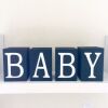 ANY COLOUR BABY BLOCKS,new baby gift,baby blocks,gender reveal decor,baby shower - 5cm