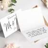 Thank you from Mr and Mrs Personalised Cards inc. envelopes - Folded - Personalised, Simple Mr & Mrs Thank You Cards. Mr and Mrs, Mrs and Mr - A6 - 4.1" x 5.8" - Pack of 20