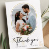 Thank You Wedding Cards | Personalised Photo Wedding Thank You Cards Personalised Thank You Card From Bride and Groom | Wedding Photo Card - A6 - 4.1" x 5.8" - Pack of 20