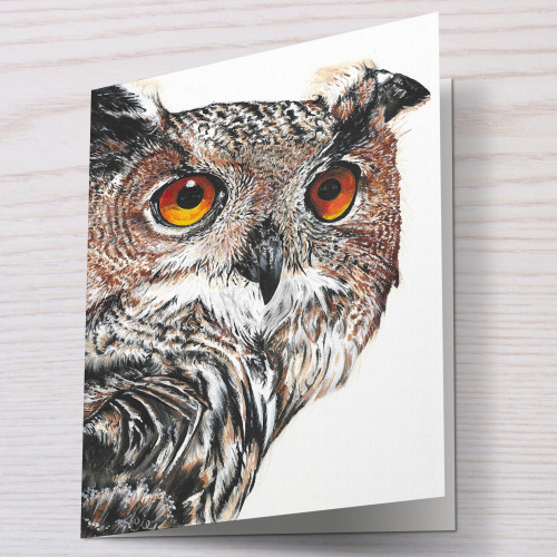 Barn Owl - Greeting Card - Barn Owl Art