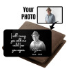 Black Memorial Metal Wallet Card | Custom Photo Keepsake