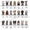 Personalised Dog Bar Runner Mat, Dog Sign & 4 x Drinks Coasters Gift Set Garden Bar Sets / Custom Beer Mats Home Bar, personalised bar mat - Set of 4 Coasters