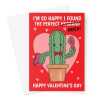 Funny Husband Valentine's Day Card - Perfect Prick Cactus Pun - A5 Portrait - 1 Card