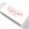 Thank You For Your Order Cards - Small Business Thank You Business Cards - Pink Thank You Business Card Size - Logo Thank You Cards - Sample Card